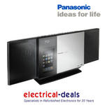 View Item Panasonic SC-HC35DBEBS Wall Mountable Micro System with iPod Dock